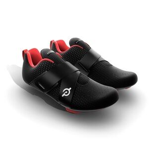 Peloton Black and Red Athletic Shoes